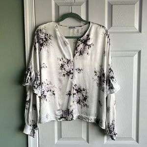 Ganni Cameron floral blouse